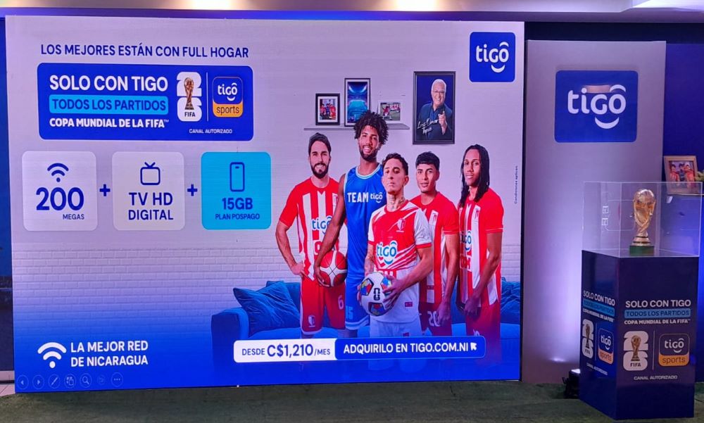 Tigo conecta a Nicaragua con toda la pasión del Mundial 2026