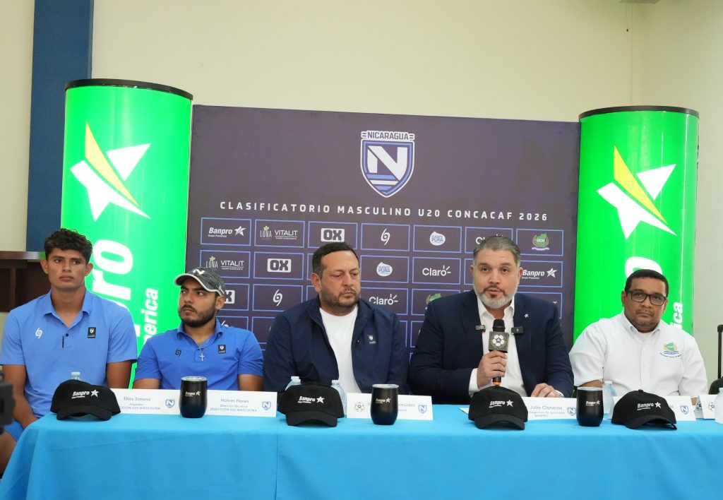 Banpro acompaña a la selección de fútbol U20