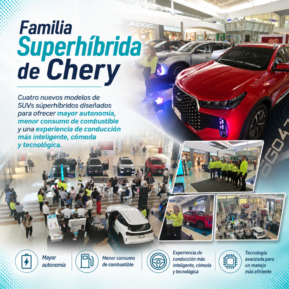 Chery impulsa una nueva era de movilidad superhíbrida en Nicaragua
