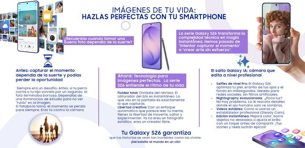 Galaxy S26: el aliado perfecto para capturar los momentos más especiales en familia