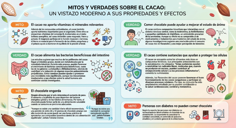 Chocolate: los mitos y verdades que todo amante del chocolate debería conocer
