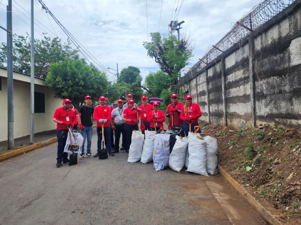 Coca-Cola FEMSA Nicaragua recolecta 910 libras de residuos en Managua