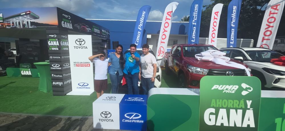 Byron Canales gana el tercer Toyota Yaris Cross de Puma Energy