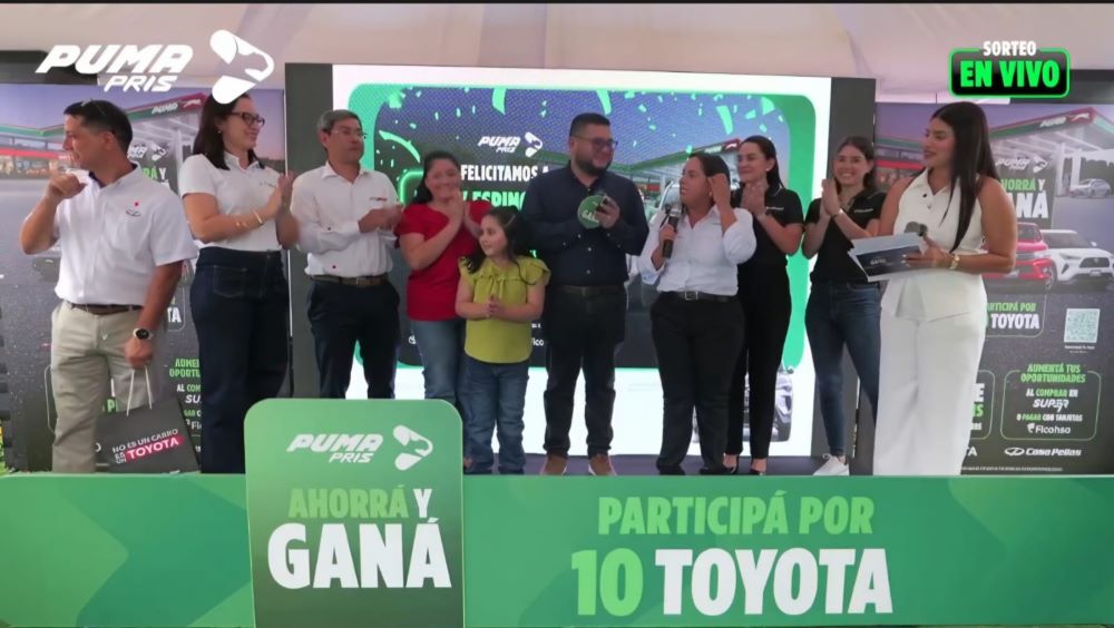 Puma Energy entrega quinto vehículo de la promoción Ahorrá y Ganá en Nicaragua
