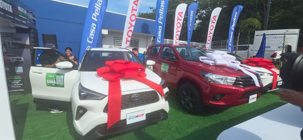 Byron Canales gana el tercer Toyota Yaris Cross de Puma Energy