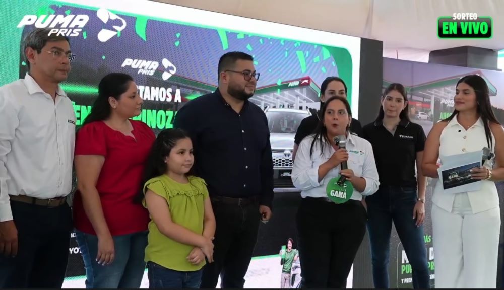 Puma Energy entrega quinto vehículo de la promoción Ahorrá y Ganá en Nicaragua