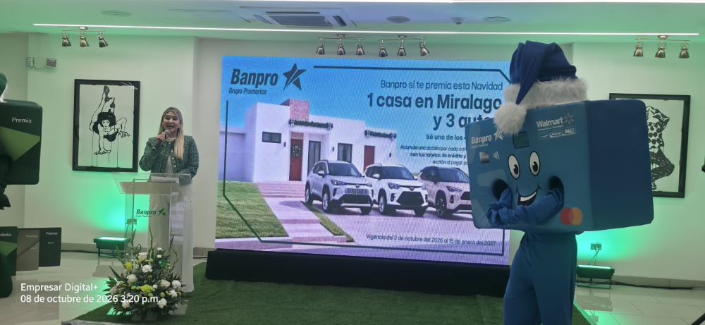 Gana una casa o un carro en Navidad con Banpro