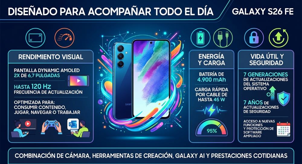 Galaxy S26 FE: Innovación, IA y Rendimiento Diario